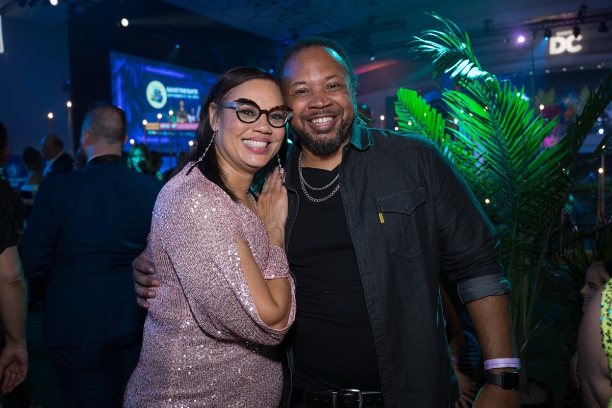 Daunte Richmond with Angie Gates at the RAMMYS